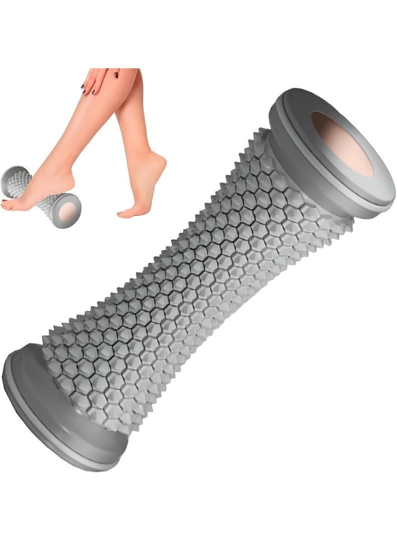 أداة تدليك وتدليك القدمين بتصميم أسطواني - رولر تدليك مخصص لتخفيف آلام التهاب اللفافة الأخمصية، وتنشيط الدورة الدموية، وتدليك الأنسجة العميقة - متعدد الألوان - Image 4